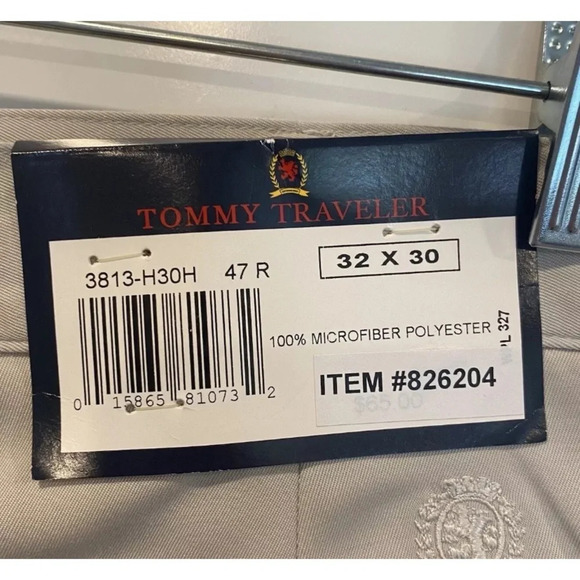 NWT Tommy Hilfiger Tommy Traveler Micro Tech Pants Mens Size 32X30 (692) - Picture 5 of 8